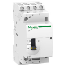 Контактор модульный с ручным управлением 4P 25A 4NO 230V [A9C21834] Acti9 iCT Schneider Electric