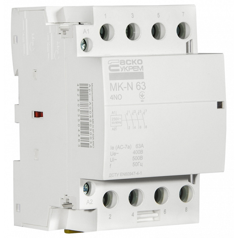 Контактор модульний 4P 63A 4NO 220V [A0040030034] MK-N АСКО