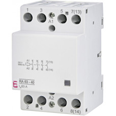 Контактор модульный 4P 63A 4NO 230V [2464096] RA 63-40 ETI