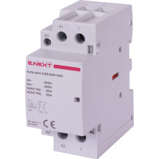 Контактор модульный 2P 63А 1NO+1NC 220V [p005228] E.NEXT e.mc.pro.2.63.1NO+1NC