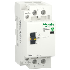 Контактор модульный 1P+N 40A 2NO 230V [R9C20240] RESI9 Schneider Electric