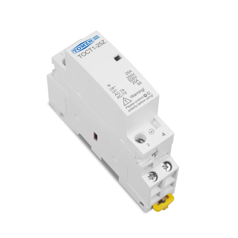 Контактор модульный 2P 25А 2NO 12V DC [TOCT1-25Z-DC-12V-2NO] TOCT1-25Z TOMZN
