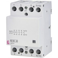 Контактор модульный 4P 63A 4NO 24V [2464027] RD 63-40 ETI