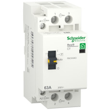 Контактор модульный 1P+N 63A 2NO 230V [R9C20263] RESI9 Schneider Electric