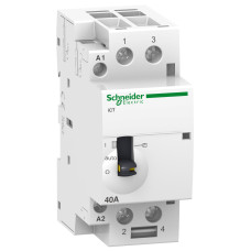 Контактор модульный с ручным управлением 2P 40A 2NO 230V [A9C21842] Acti9 iCT Schneider Electric