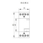 Контактор модульний 4P 32A 4NO 230V [2464078] RD 32-40 ETI