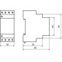 Контактор модульний 4P 20A 2NO+2NC 220V [A0040030029] MK-N АСКО