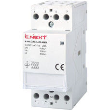 Контактор модульный 4P 20A 4NO 220V [p005019] e.mc.220.4.20.4NO E.NEXT