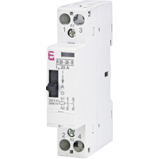 Контактор модульный с ручным управлением 2P 20A 2NO 230V [2464040] R-R 20-20 ETI