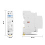 Контактор модульный 2P 25А 1NO+1NC 12V DC [TOCT1-25Z-DC-12V-1NO-1NC] TOCT1-25Z TOMZN