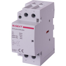 Контактор модульный 2P 63А 2NO 220V [p005218] E.NEXT e.mc.pro.2.63.2NO