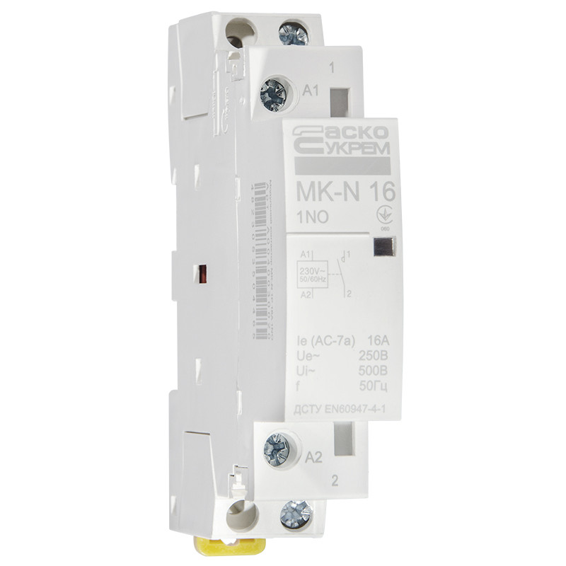 Контактор модульний 1P 16A 1NO 220V [A0040030020] MK-N АСКО