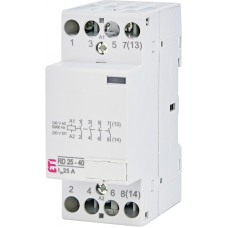 Контактор модульный 4P 25A 4NO 230V [2464010] RD 25-40 ETI