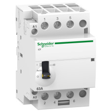 Контактор модульный с ручным управлением 3P 40A 3NO 230V [A9C21843] Acti9 iCT Schneider Electric