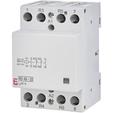 Контактор модульный 4P 40A 2NO+2NC 230V [2464022] RD 40-22 ETI