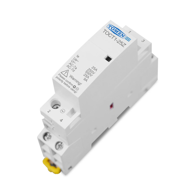 Контактор модульный 2P 25А 2NO 24V DC [TOCT1-25Z-DC-24V-2NO] TOCT1-25Z TOMZN