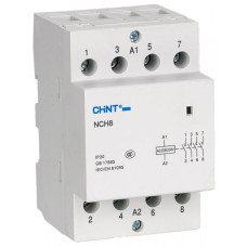 Контактор модульный 4P 20A 2NO+2NC 230V [256087] NCH8-20/22 CHINT