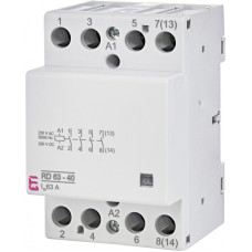 Контактор модульный 4P 63A 4NO 230V [2464026] RD 63-40 ETI