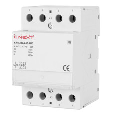 Контактор модульный 4P 63A 4NO 220V [p005009] e.mc.220.4.63.4NO E.NEXT