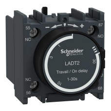 Блок задержки 0,1-30сек 1NO+1NC задержка на включение [LADT2] TeSys Deca Schneider Electric