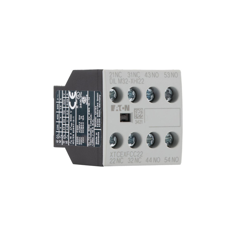 Дополнительный контакт 2NO+2NC 6А 230В фронтальный [277377] DILM32-XHI22 Eaton