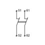 Дополнительный контакт 2NC [A0040050007] ДК-02 (LA1-D02) АСКО
