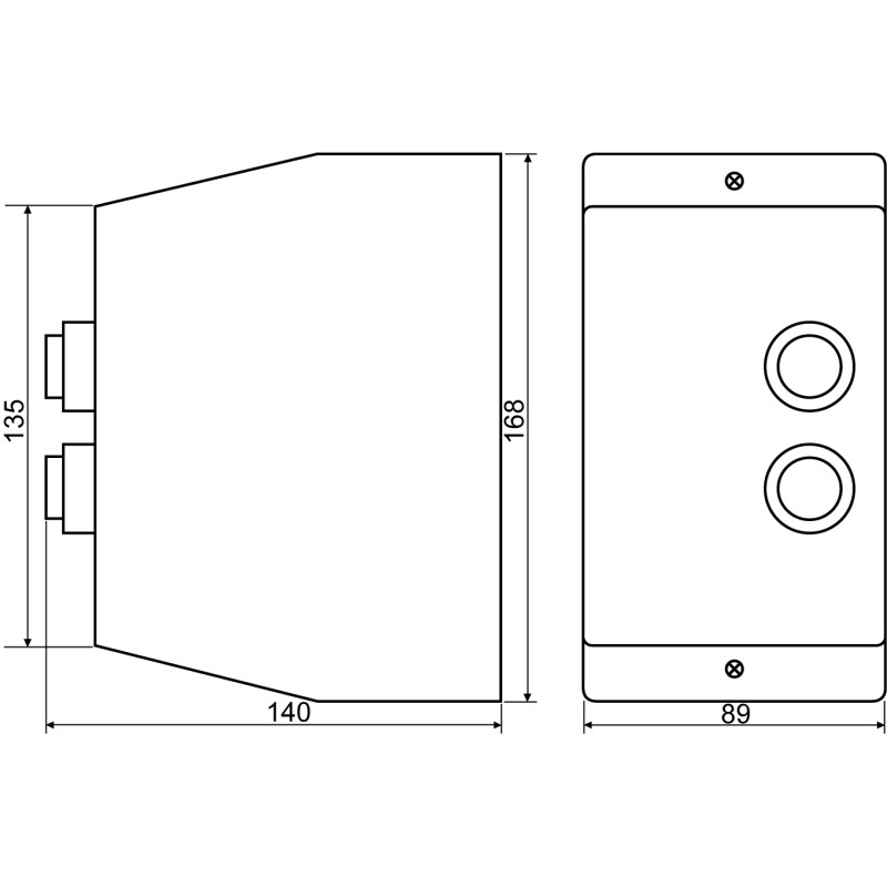 Контактор (пускач) в оболонці 12А 380В IP54 [A0040040002] ПМК 12 (LE1-D12) АСКО