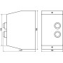 Контактор (пускач) в оболонці 12А 380В IP54 [A0040040002] ПМК 12 (LE1-D12) АСКО