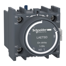 Блок задержки 0,1-30сек 1NO+1NC задержка на включение [LAETSD] Easy TeSys Schneider Electric