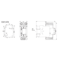 Контактор для конденсаторов 30 кВАр 440В 1NO [4646130] CEM 32CN.10 ETI
