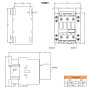 Контактор (пускач) 25А 24В DC [4645200] CEM 25.00 ETI