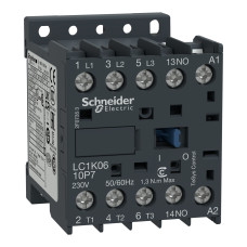 Контактор (пускатель) 16А 230В 1NO [LC1K1610M7] TeSys K Schneider Electric