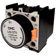 Блок задержки 0,1-3сек NO+NC на включение [Б00043167] LA2-DT0 CNC