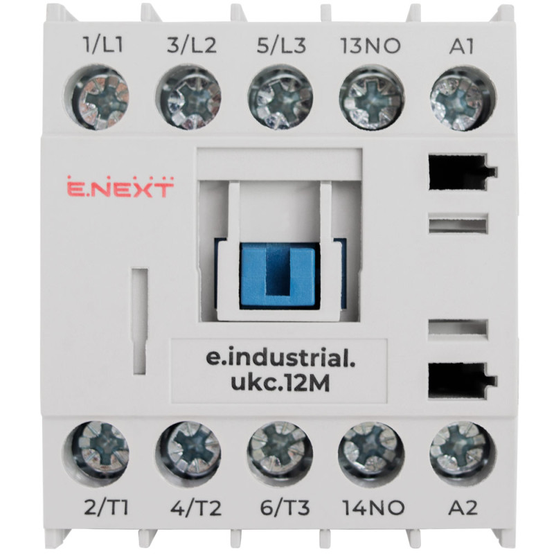 Контактор (пускатель) 12А 220В 1НО [i.0090018] e.industrial.ukc.12M.220.НО E.NEXT