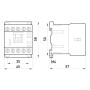 Контактор (пускатель) 12А 220В 1НО [i.0090018] e.industrial.ukc.12M.220.НО E.NEXT