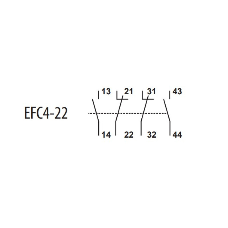 Дополнительный контакт 2NO+2NC [4641544] EFC4-22 ETI