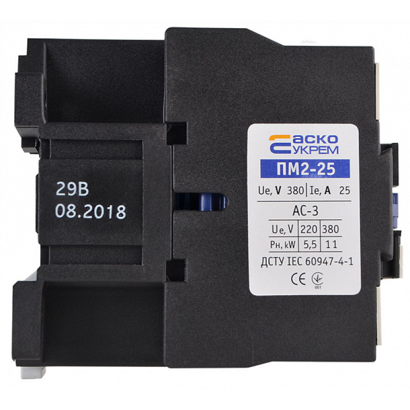 Контактор (пускатель) 25А 220B 1НЗ [A0040010048] ПМ 2-25-01 M7 (LC1-D2501) АСКО