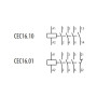 Контактор (пускач) 16А 24В 4НО [4641106] CEC 16.10 ETI