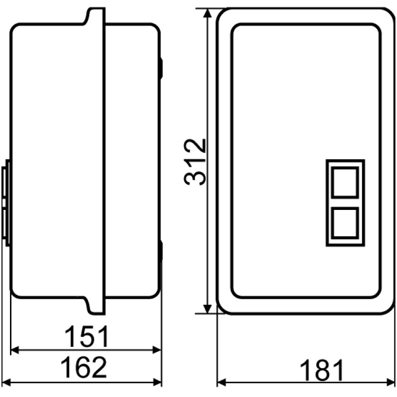 Контактор (пускатель) в оболочке 50А 380В IP65 [A0040040007] ПМК 50 (LE1-D50) АСКО