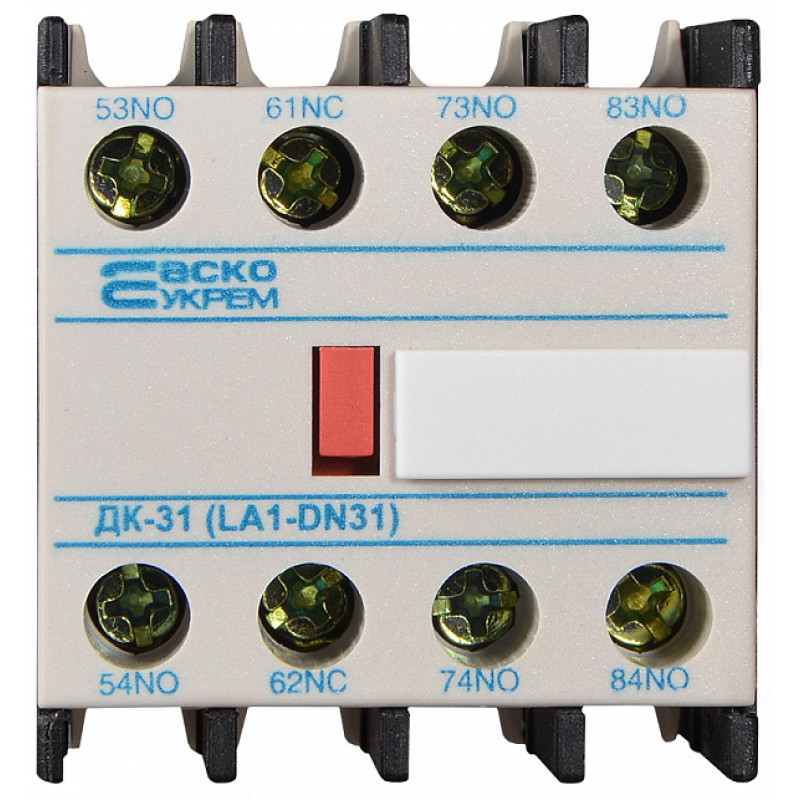 Додатковий контакт 3NO 1NC [A0040050013] ДК-31 (LA1-D31) АСКО
