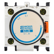 Блок задержки 0.1-3сек 1NO 1NC на включение [A0040050004] БЗ-20 (LA2-DТ0) АСКО