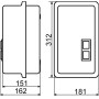 Контактор (пускач) в оболонці 80А 380В IP65 [A0040040009] ПМК 80 (LE1-D80) АСКО