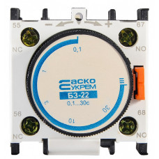 Блок задержки 0.1-30сек 1NO 1NC на включение [A0040050005] БЗ-22 (LA2-DТ2) АСКО