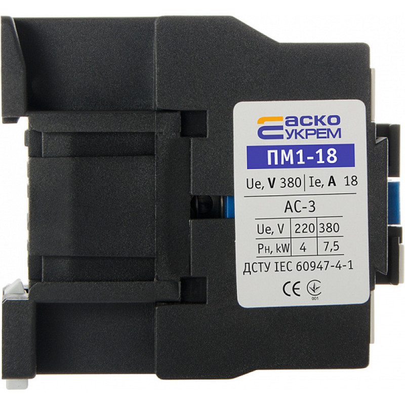 Контактор (пускач) 18А 36B 1НЗ [A0040010101] ПМ 1-18-01 C7 (LC1-D1801) АСКО