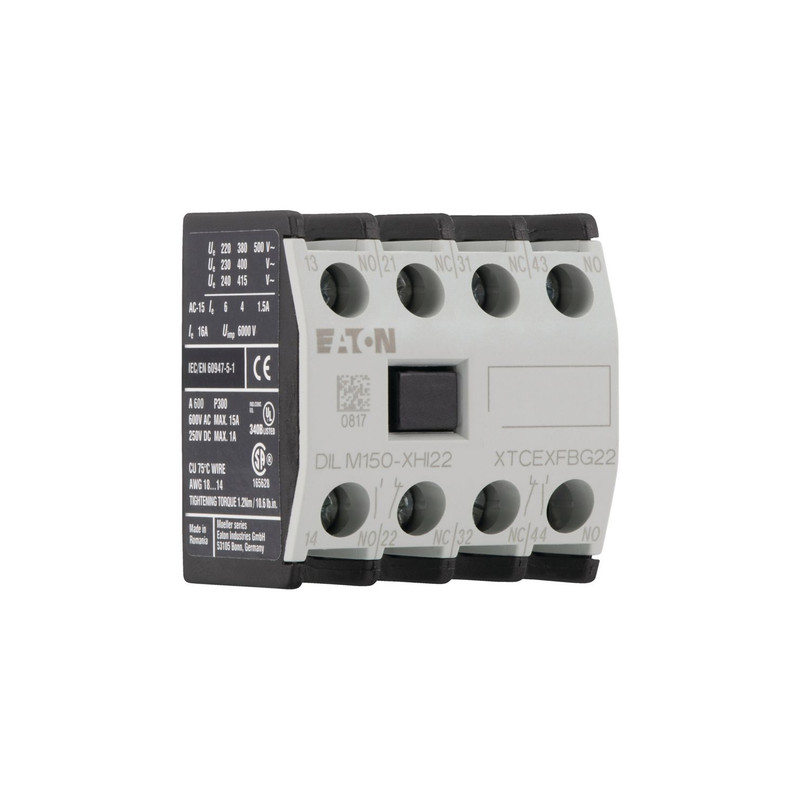 Додатковий контакт 2NO+2NC 6А 230В фронтальний [277950] DILM150-XHI22 Eaton