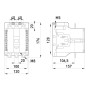 Контактор (пускач) 150А 220В 1НО 1НЗ [i.0090007] e.industrial.ukc.150.220 E.NEXT