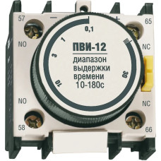 Блок задержки 10-180сек 1NO 1NC на включение [KPV10-11-2] ПВІ-12 УЕК