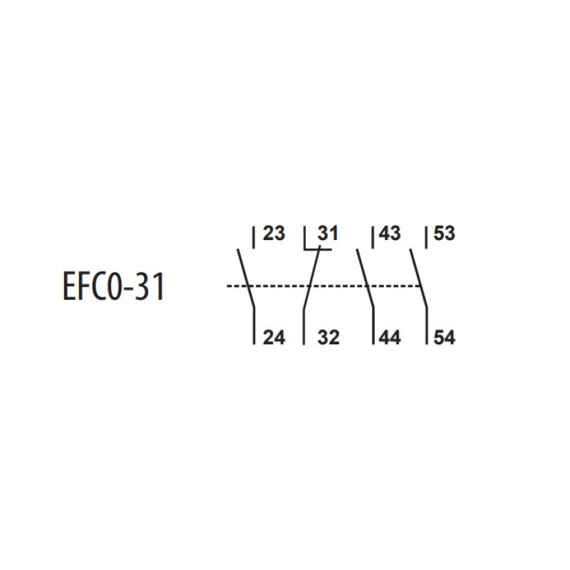Додатковий контакт 3NO+1NC [4641526] EFC0-31 ETI