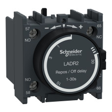 Блок задержки 0,1-30сек 1NO+1NC задержка на выключение [LADR2] TeSys Deca Schneider Electric