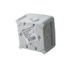 75x75x48 внешняя распределительная коробка 6 вводов IP65 серая [JB-075-075-048-GF-IP65-GR] UEC